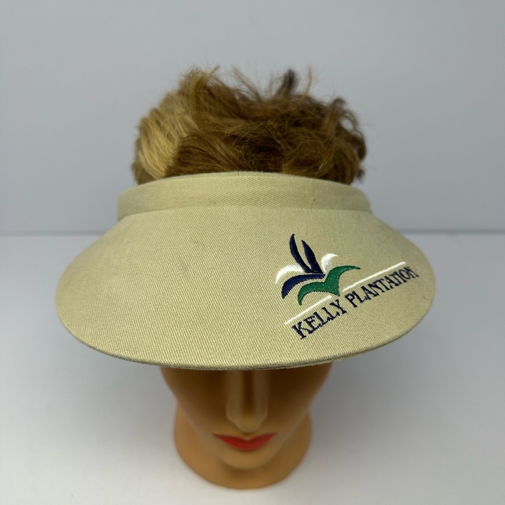 Vintage Women’s Tournament Collection Kelly Plantation Golf Visor Destin, FL Tan